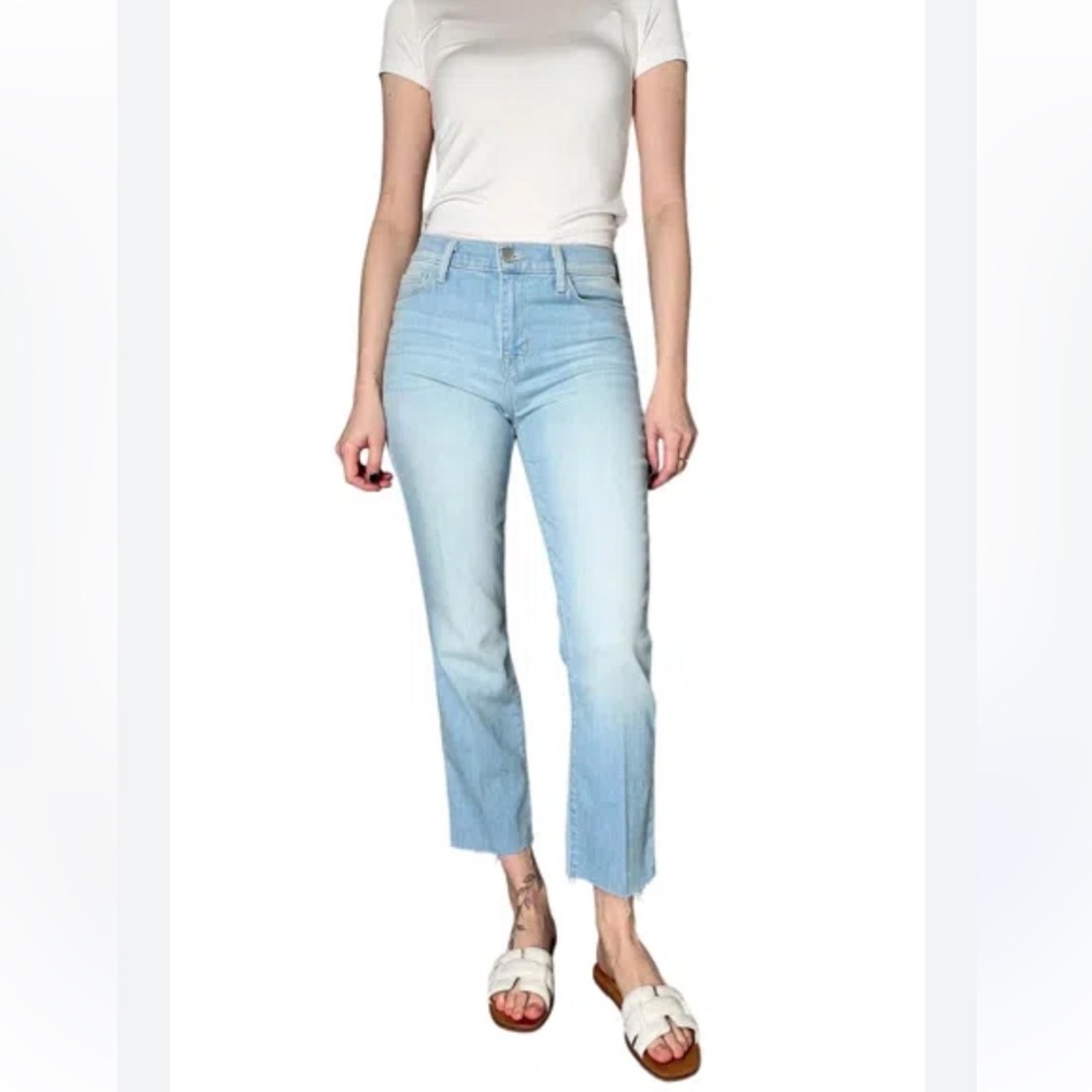 L’Agence Sada Crop Slim Jeans In Windsor Sz 27